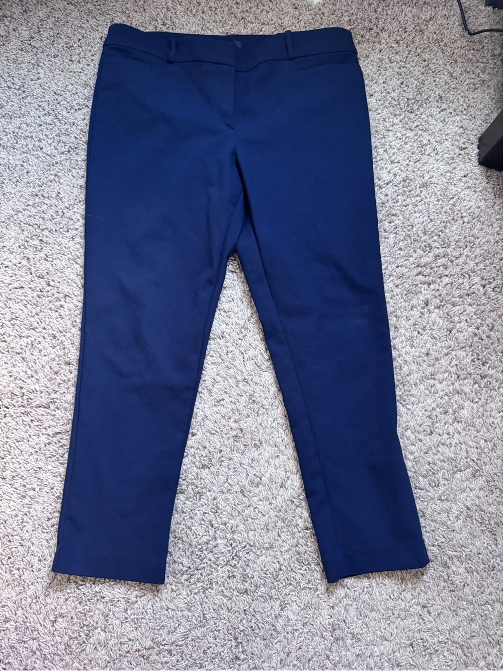 LOFT Navy Blue Skinny Ankle Pants